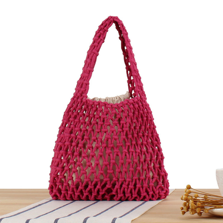 Hand-knotted jute bag Bowlift