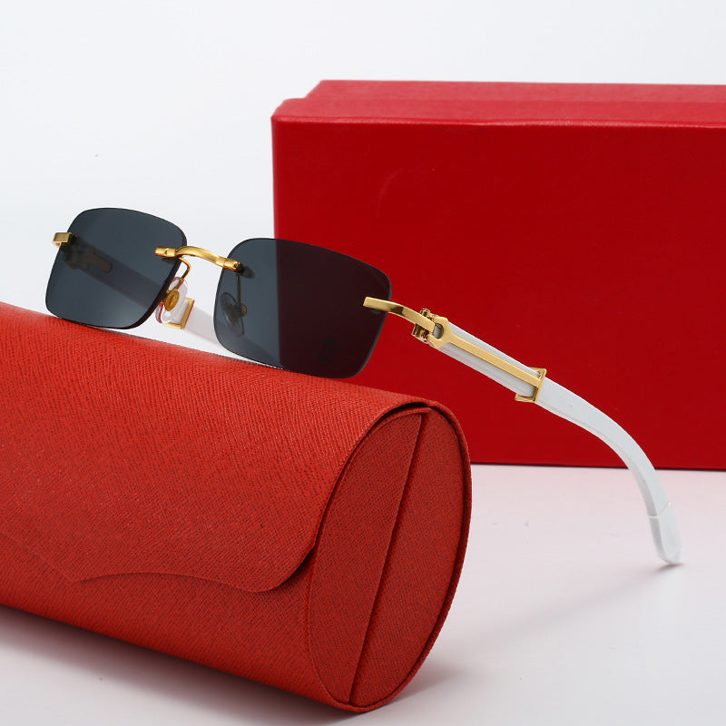 Women's fashionable sunglasses with elegant metal frame and polarized lenses Bowlift