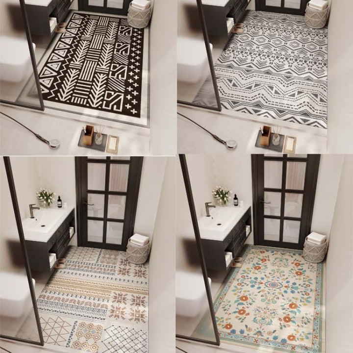 Tribal Pattern Bathroom Mat Bowlift