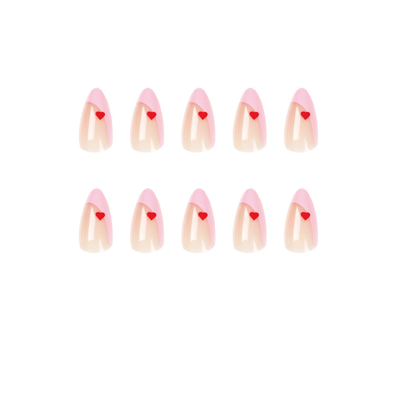 Artistic Nail Designs with Heart Accents Bowlift
