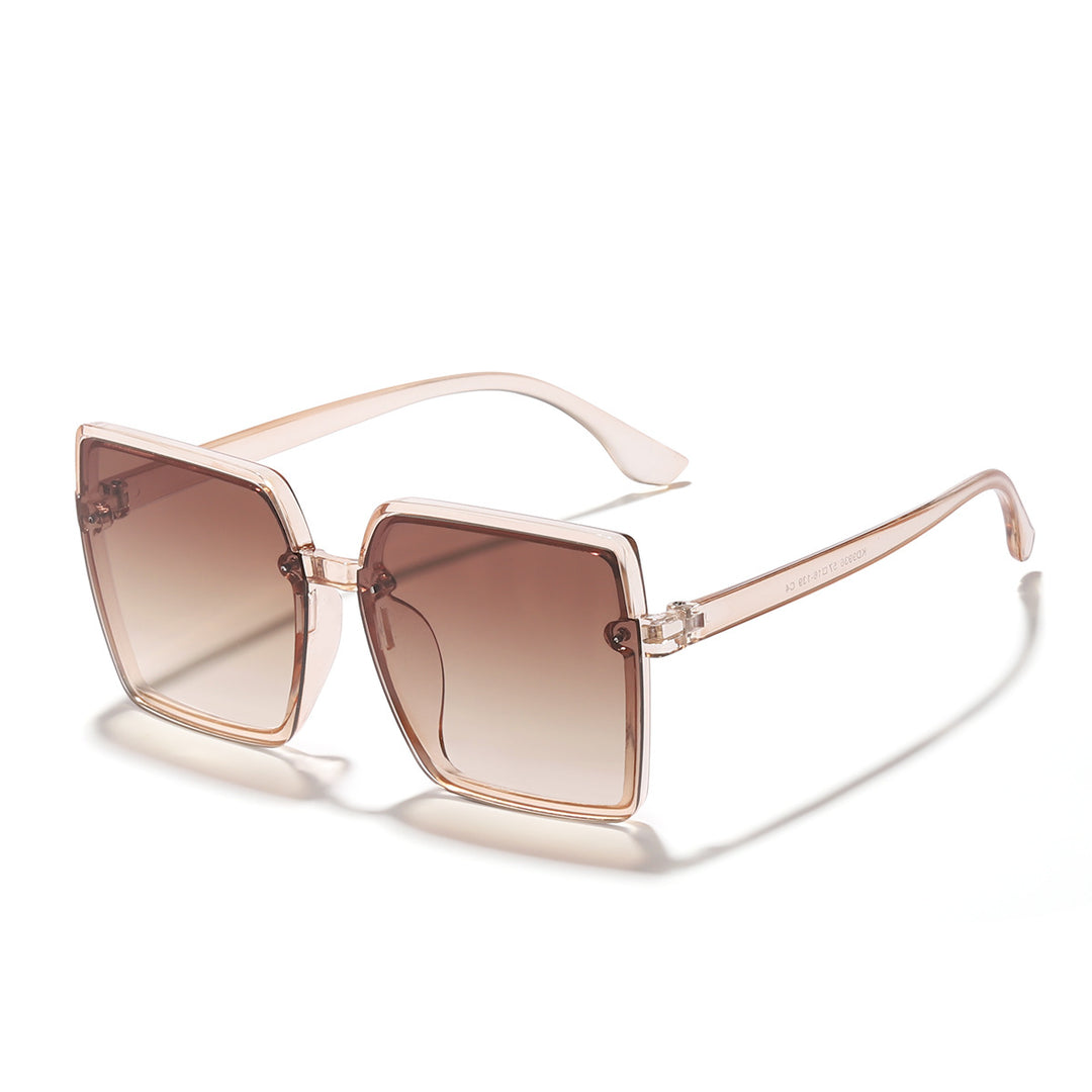 Ladies square sunglasses with UV protection and elegant frame structure Bowlift