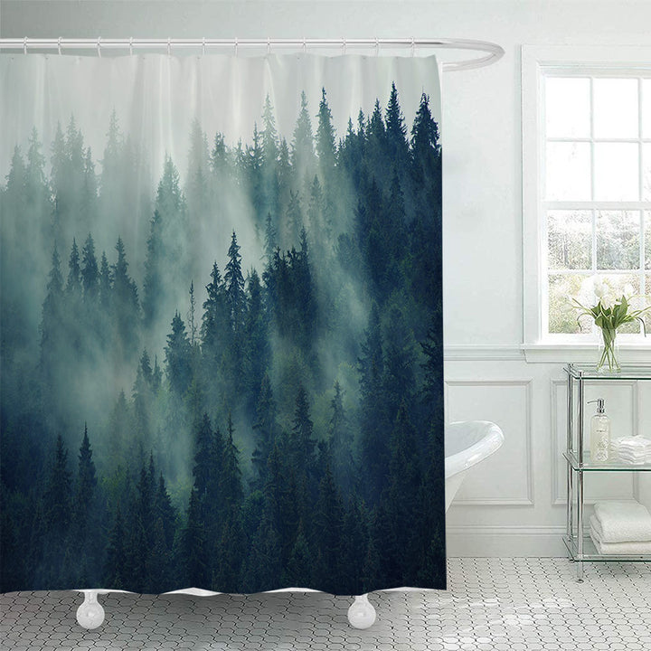 Forest Serenity Shower Curtain Bowlift