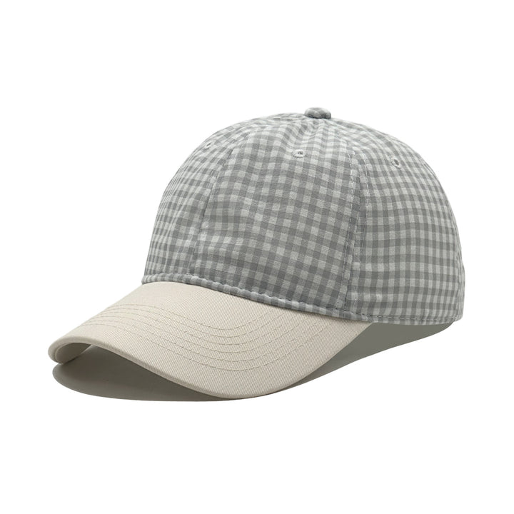 Ladies fashion cap with checkered pattern Bowlift