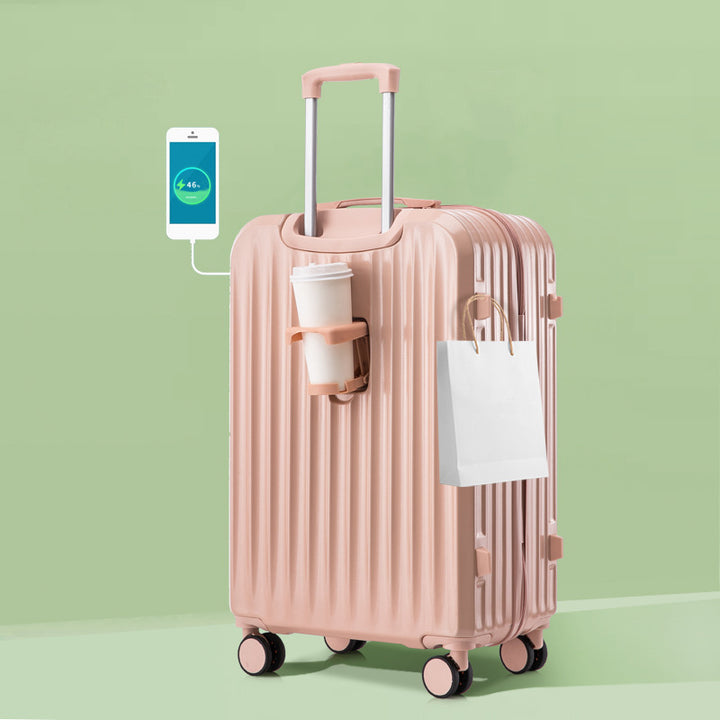 Smart Travel Roller Suitcase Bowlift