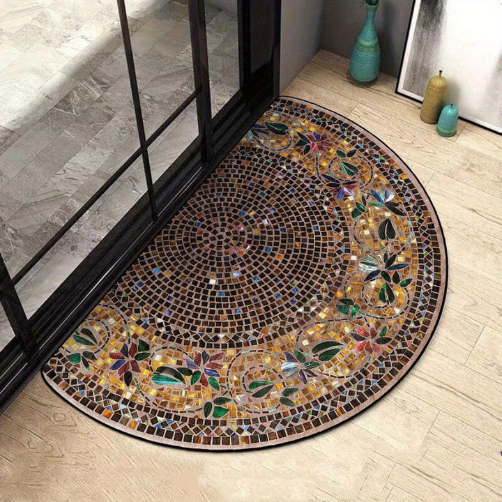 Decorative Round Door Mat