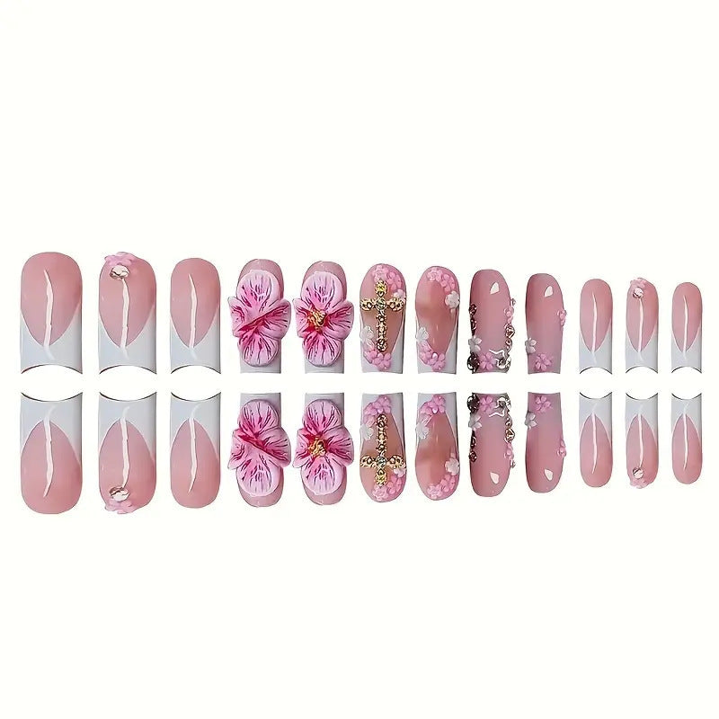 Artistic Floral Nail Art Extensions Bowlift 1787913849