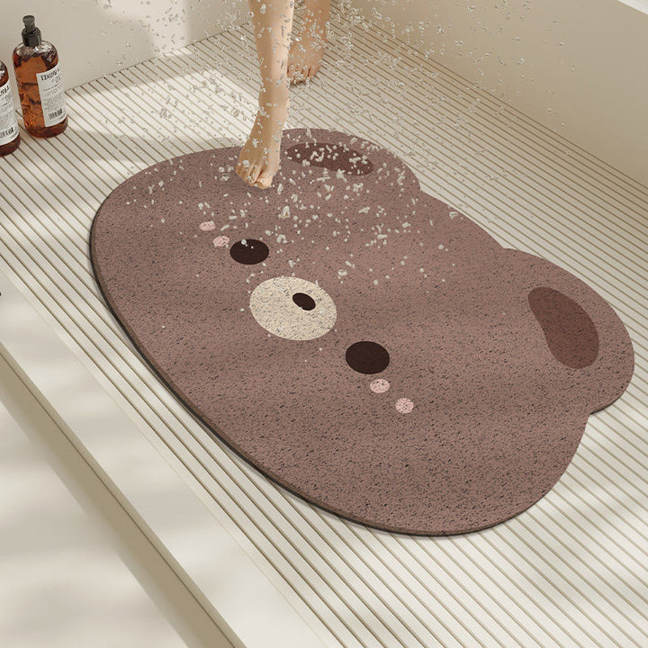 Fun Frog-Themed Bath Mat