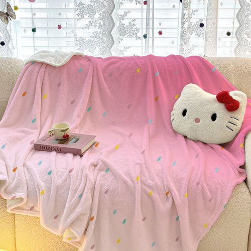 Cozy Decorative Fleece Throw Blanket