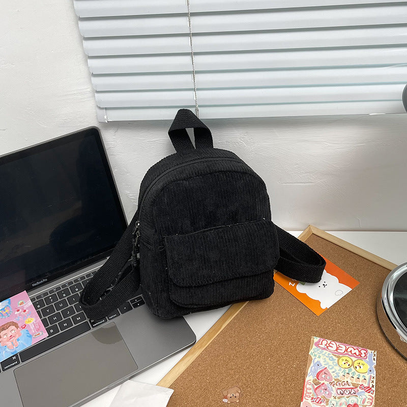 Corduroy Mini Backpack