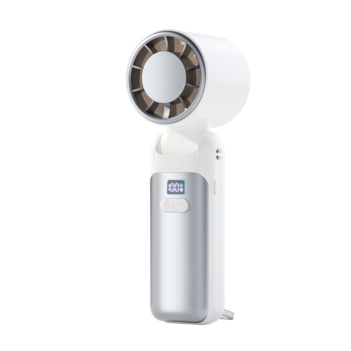 Women's compact USB handheld fan with LCD display Bowlift