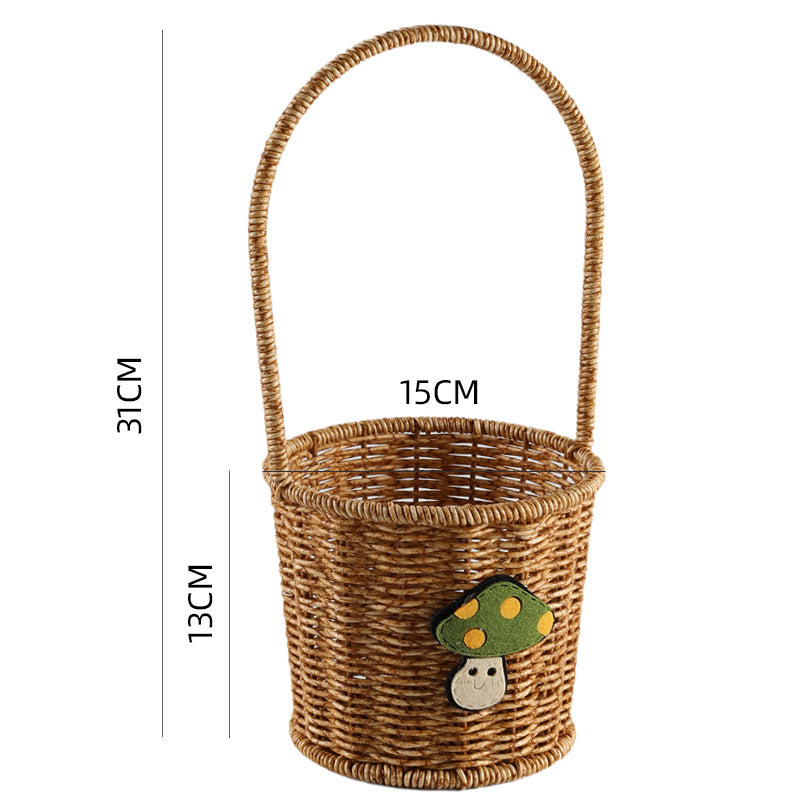 Unisex Handwoven Leisure Bag with Funny Design Bowlift