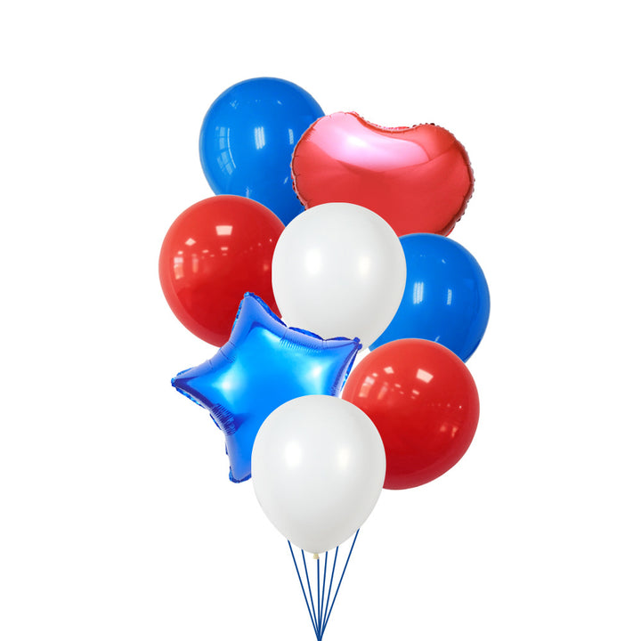 Unisex nan multi-piece hanging spiral garlands with patriotic USA cardboard pendants for party decoration Bowlift