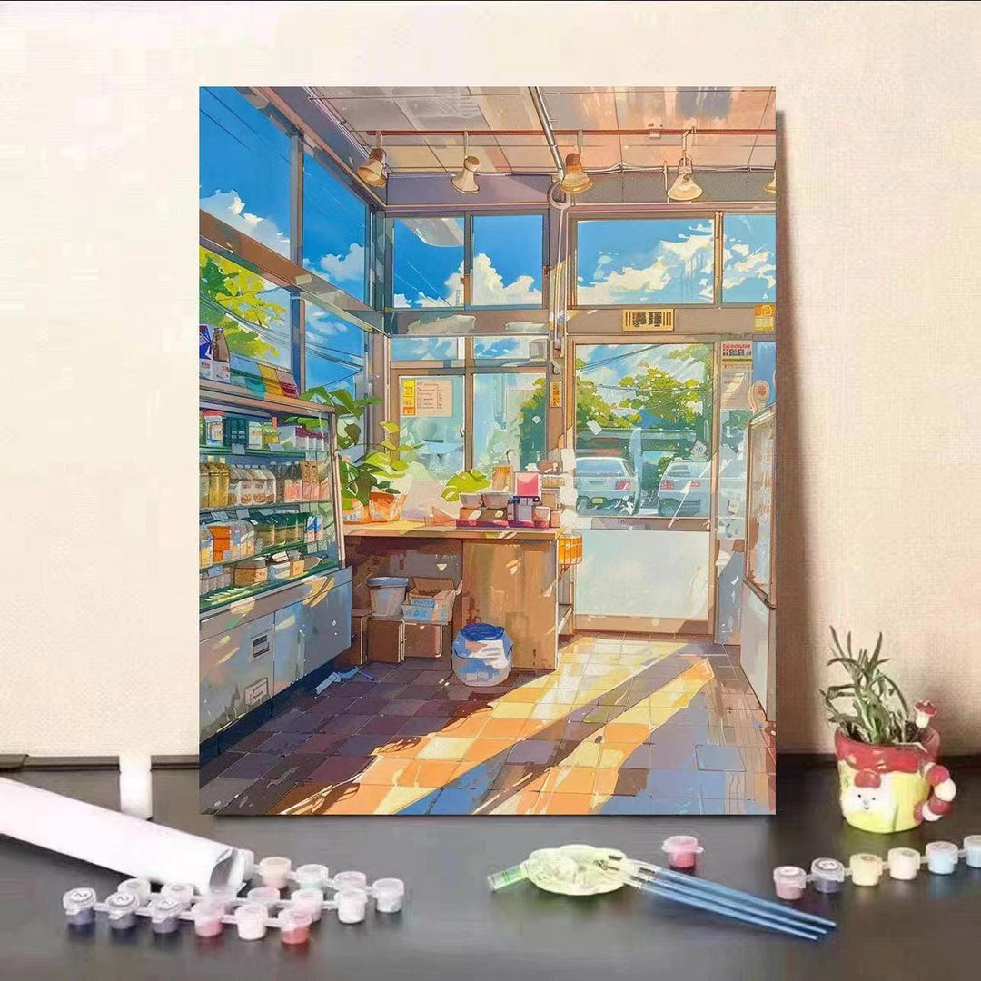 DIY Scenic Landscape Paint by Numbers Kit Bowlift