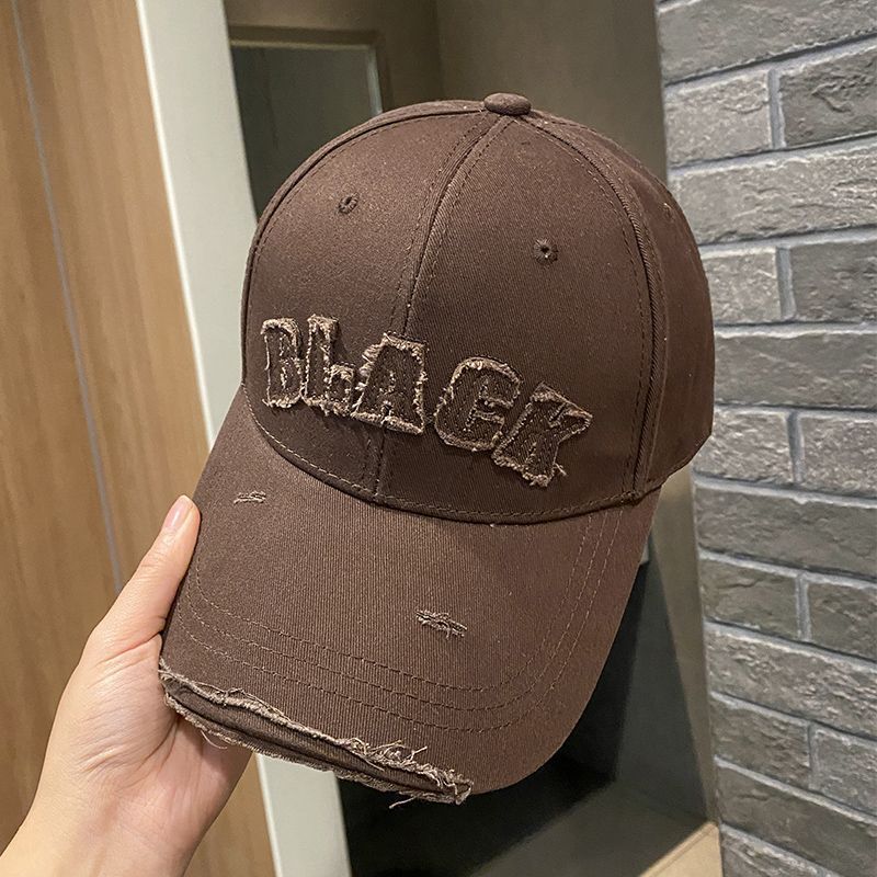Women's Distressed Cotton Cap Bowlift