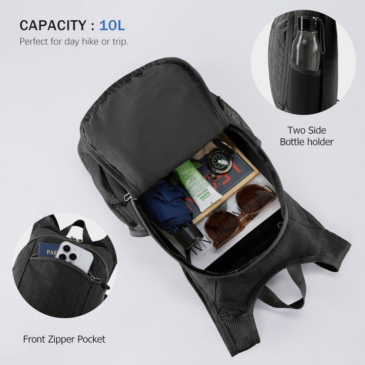 Travel leisure backpack with practical compartments Bowlift