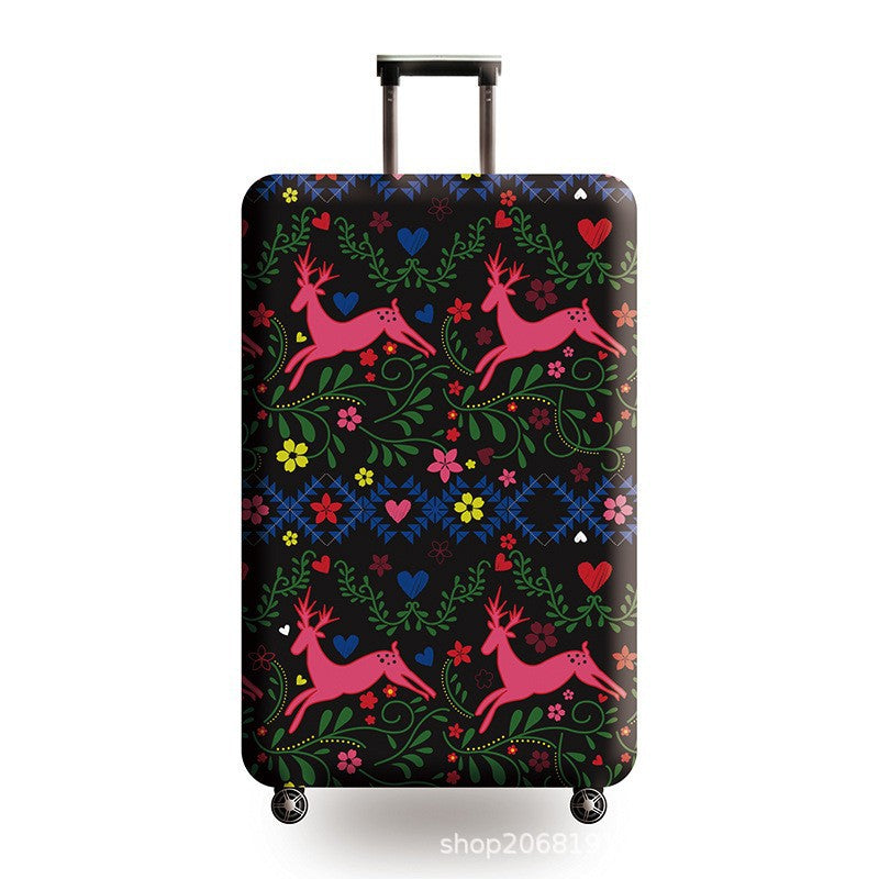Unisex Hard Shell Suitcase with Playful Animal Motif Bowlift