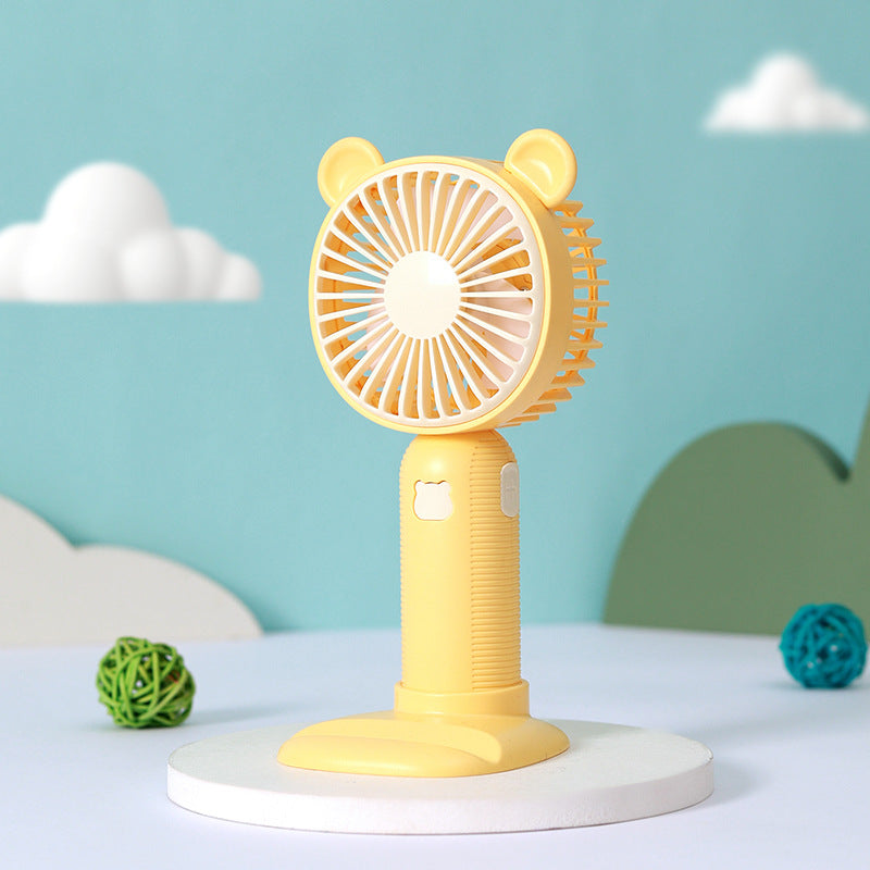 Unisex Portable Table Fan in Cute Bear Design Bowlift