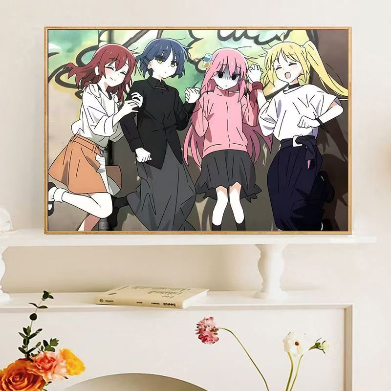 Anime-Inspired Character Wall Art Print Bowlift