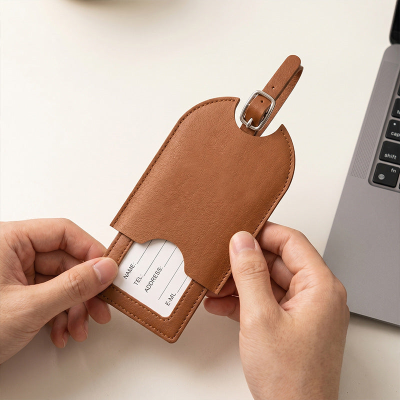Leather Luggage Tag Bowlift