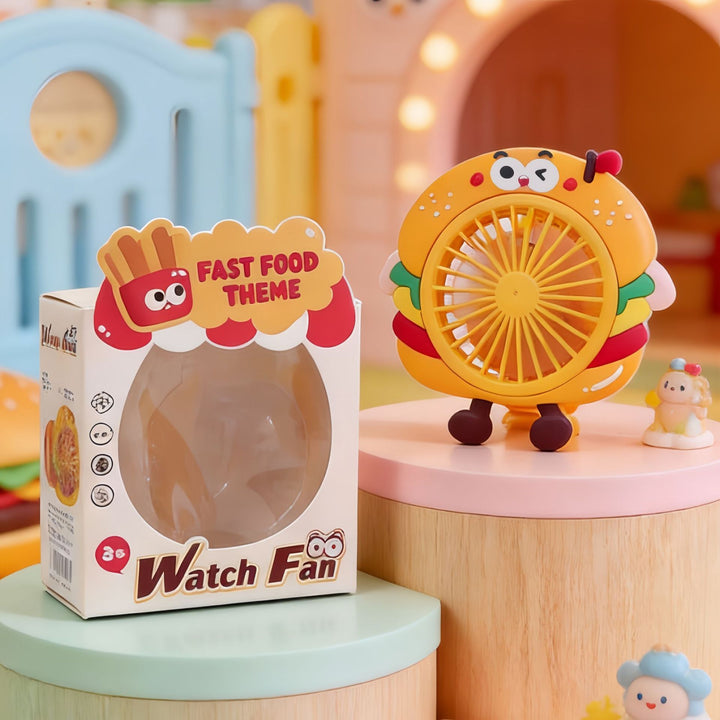 Ladies funny mini fan with cute design Bowlift