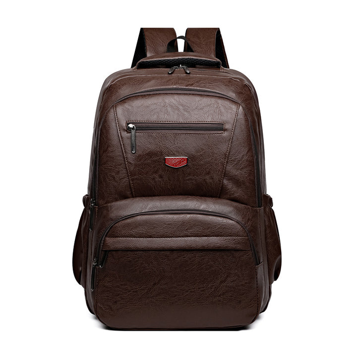 Premium Leather Business Backpack