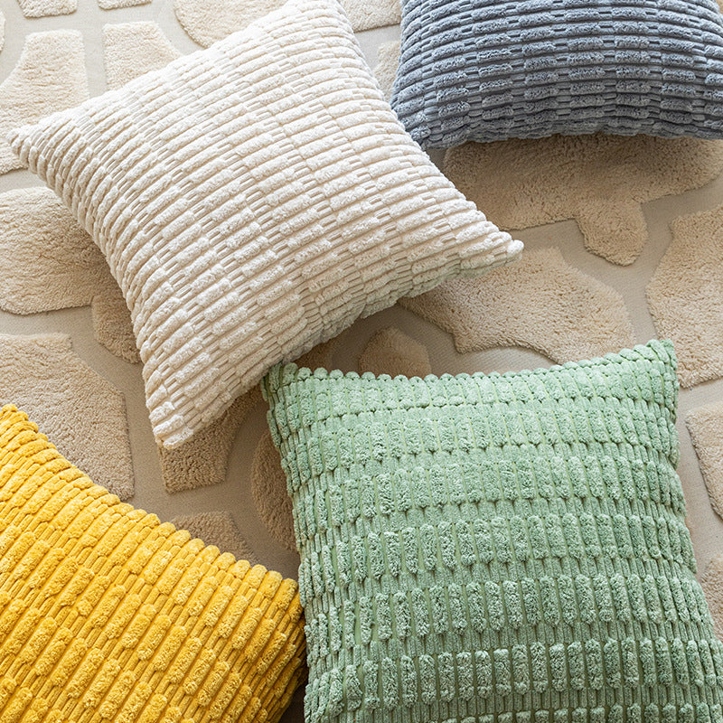 Textured Plush Accent Pillow