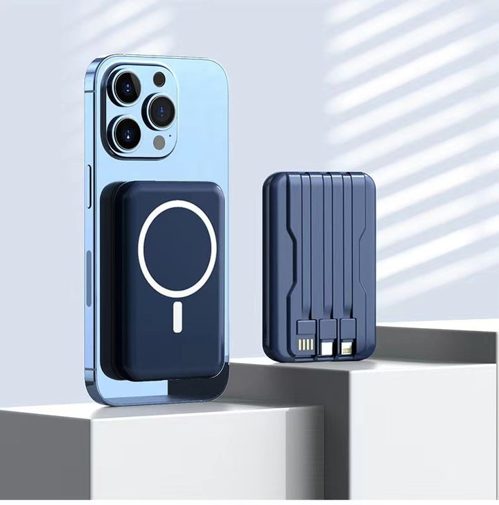 Portable Magnetic Power Bank with Efficient Fast Charging Function Bowlift