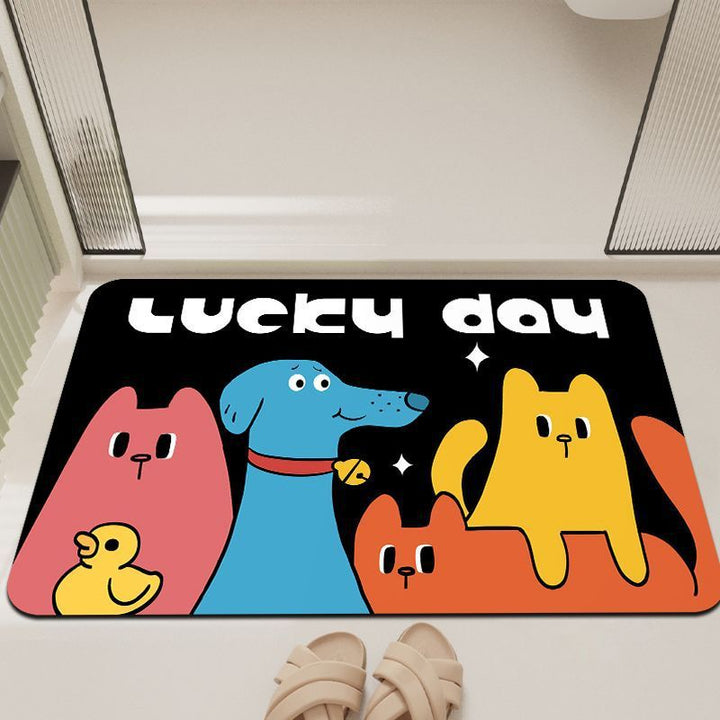 Cartoon-Inspired Bathroom Mat Bowlift