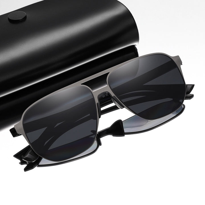 Contemporary Square Frame Sunglasses Bowlift