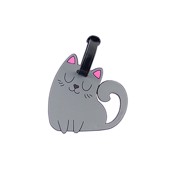 Cute Cat Luggage Tag Bowlift
