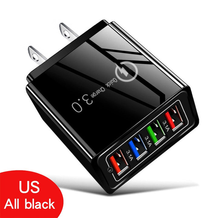 4-Port Quick Charge 3.0 Charger with AI Performance Boost