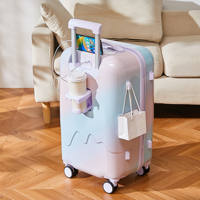 WoStylish Functional Travel Luggage Bowlift
