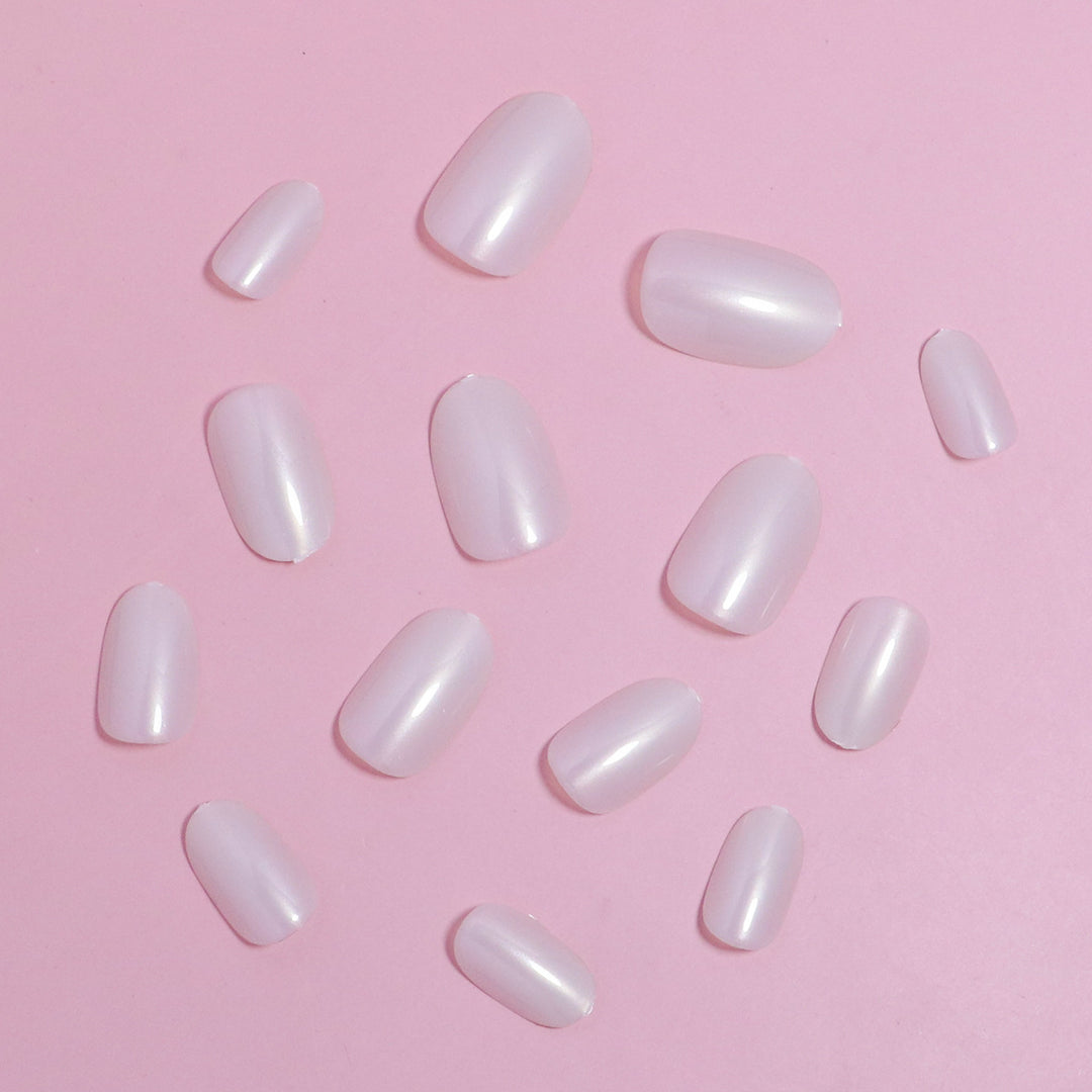 Premium Glossy Almond-Shaped Press-On Nail Tips Bowlift
