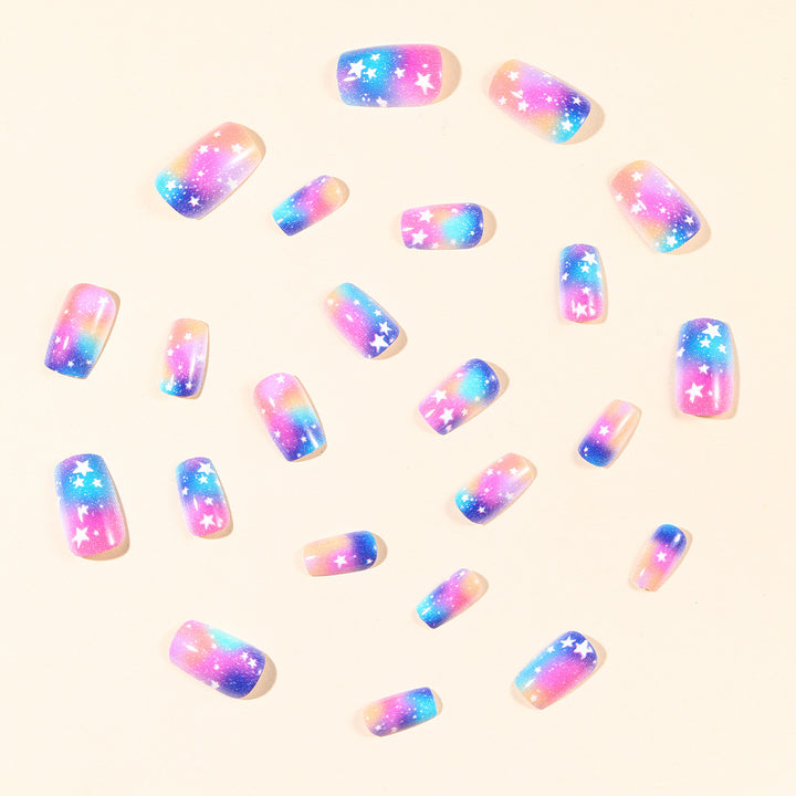 Galaxy-Inspired Nail Art Extensions Bowlift