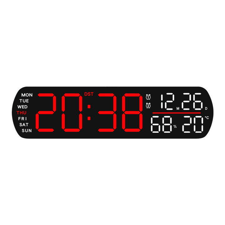 Digital weather clock with large display Bowlift