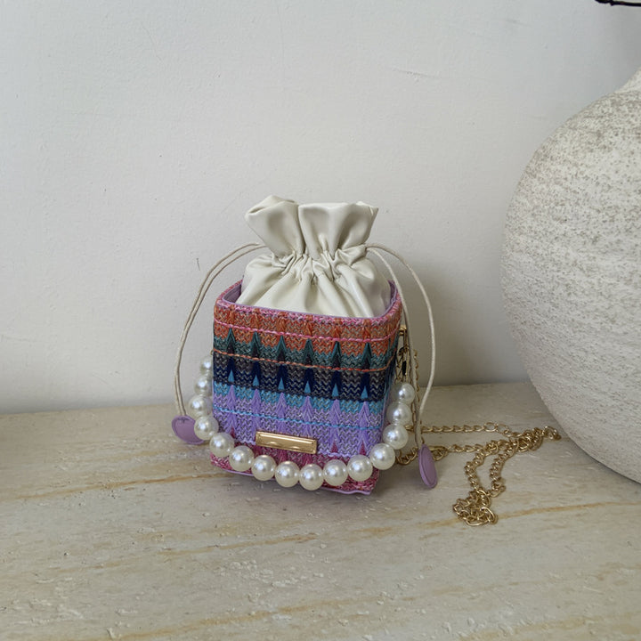 Charming Mini Drawstring Shoulder Bag Bowlift