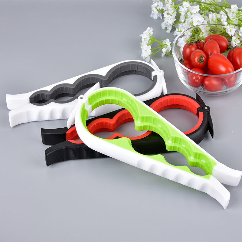 Multifunctional kitchen helper with integrated bottle opener function Bowlift
