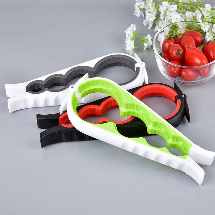 Multifunctional kitchen helper with integrated bottle opener function Bowlift