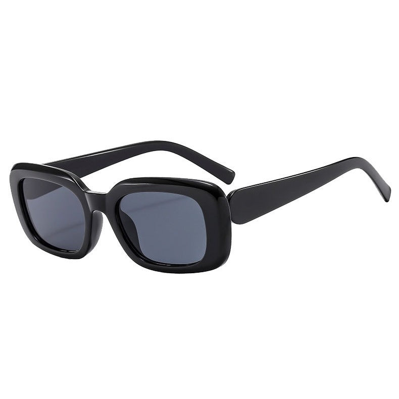 Women's Fashion Square Sunglasses with Wide Frame and UV Protection Bowlift