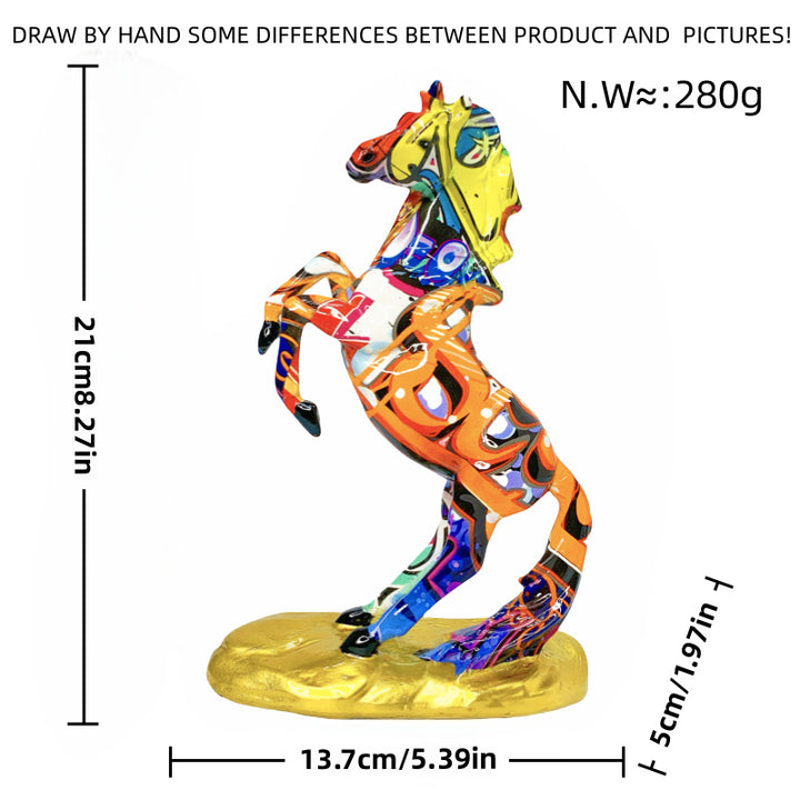 Artistic horse figurine in modern design Bowlift