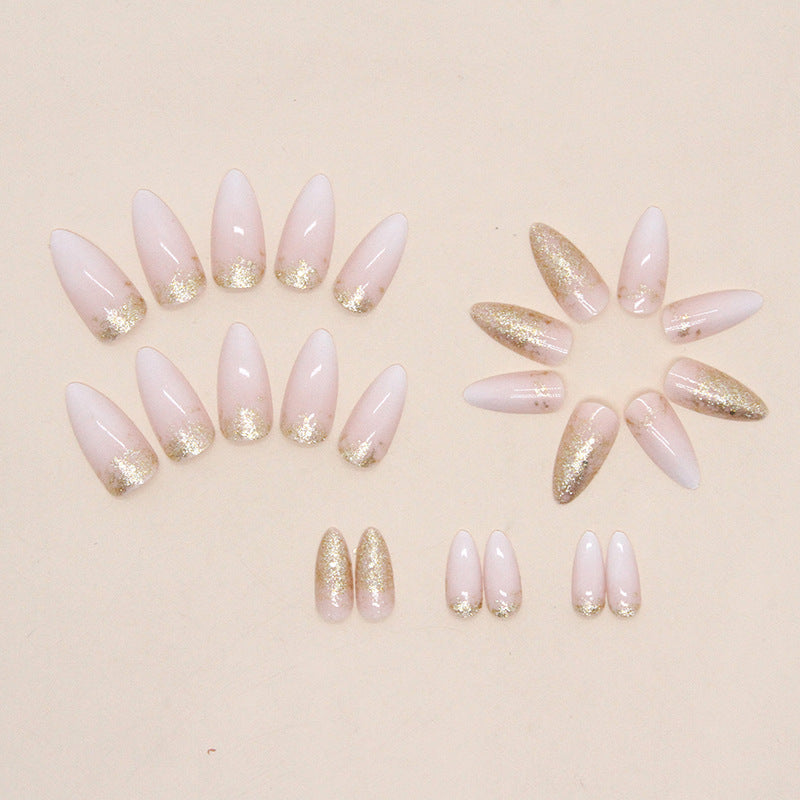 Elegant Glitter Gel Nail Tips Bowlift