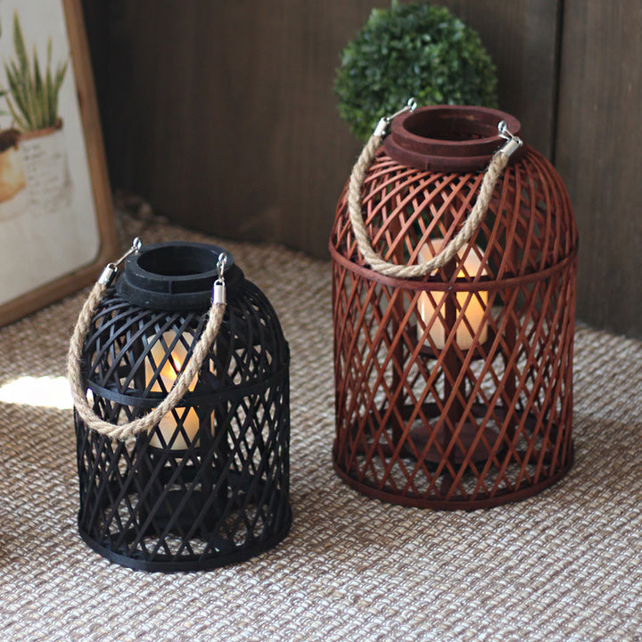 Handcrafted Rattan Lamp Bowlift