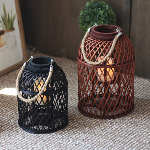 Handcrafted Rattan Lamp Bowlift