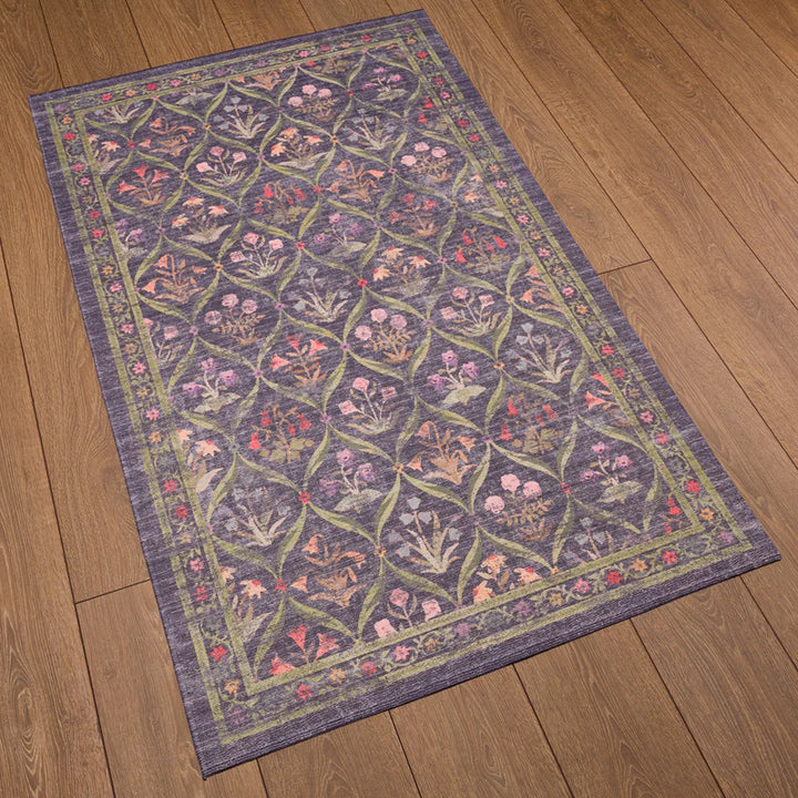 Flower pattern Decorative Rug