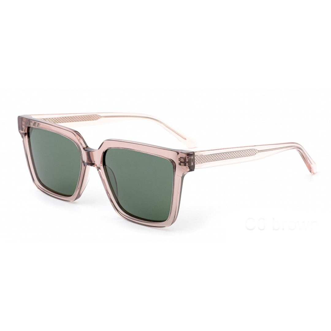 Women square sunglasses with modern plastic frame and UV protection Bowlift
