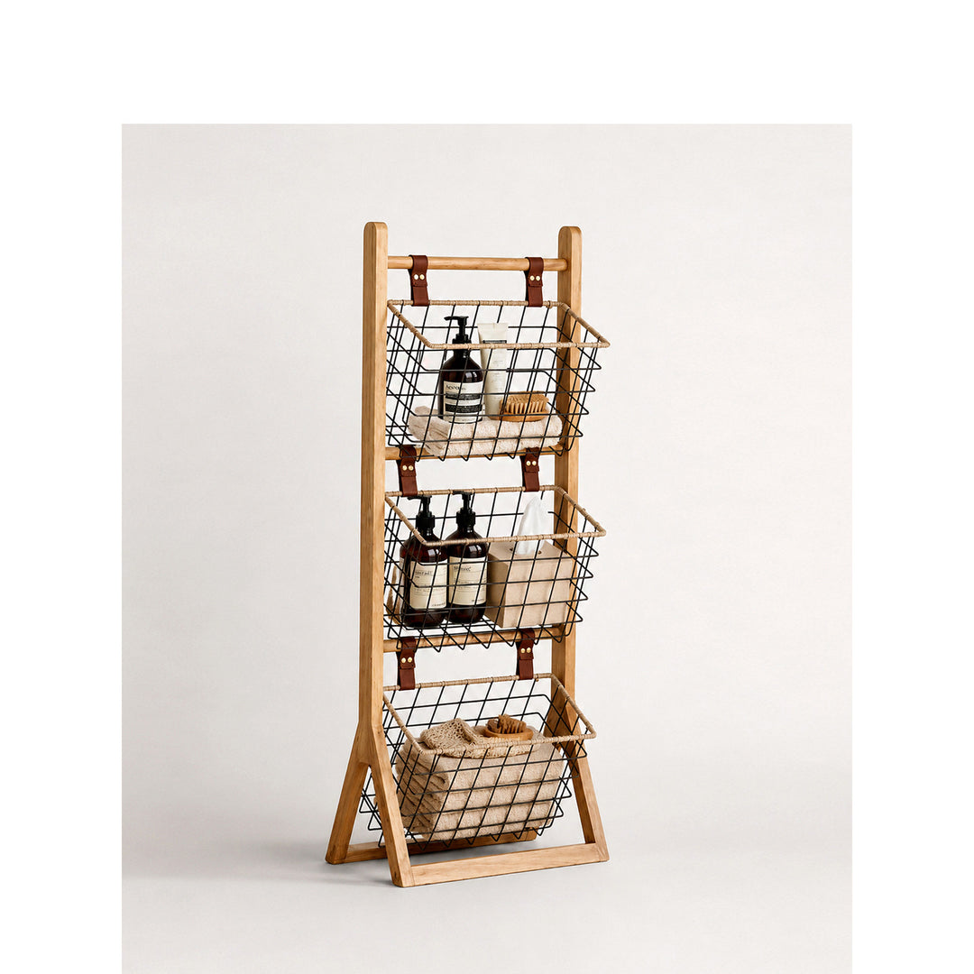 Multifunctional Wire Basket Stand Bowlift