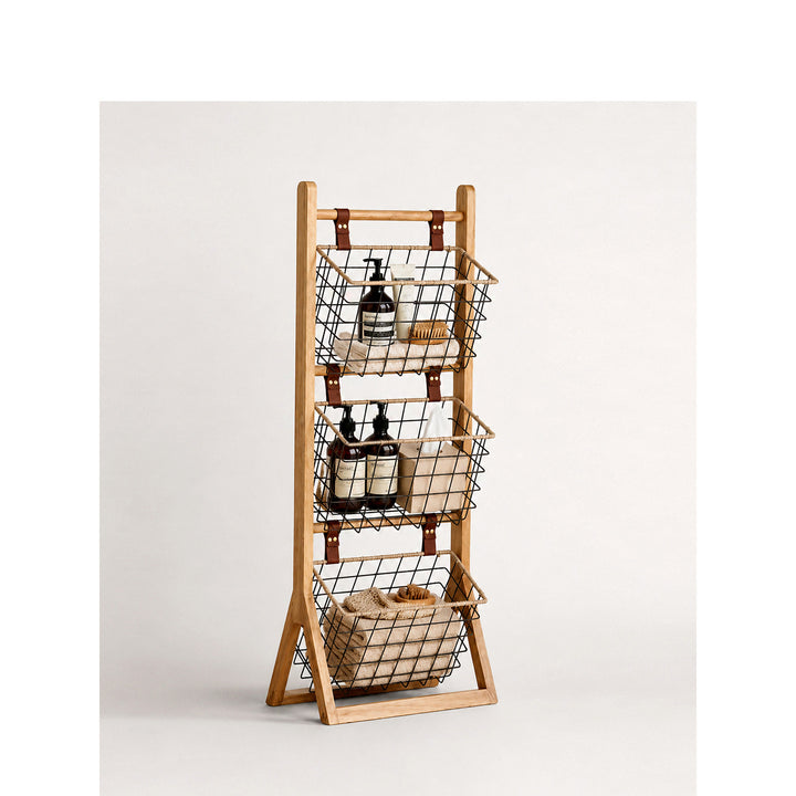 Multifunctional Wire Basket Stand Bowlift