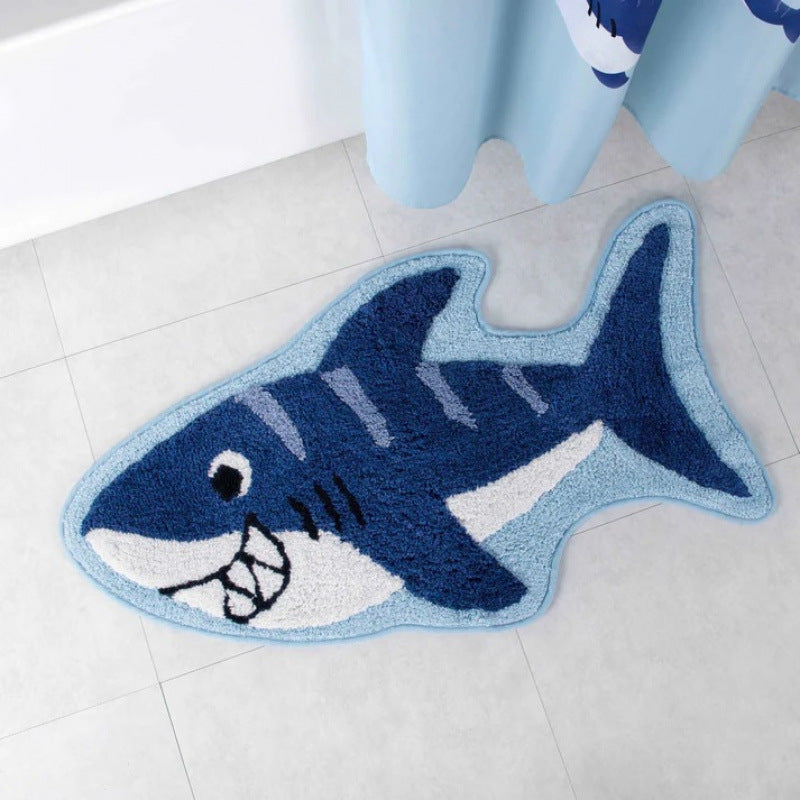 Fish Shop Shaped Decorative Bath Mat
