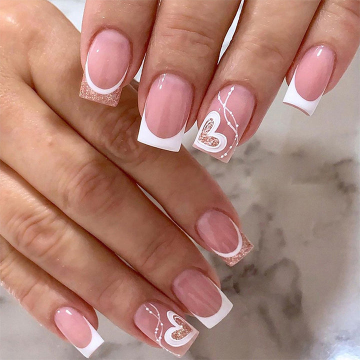 Elegant and artistic French Nails Bowlift