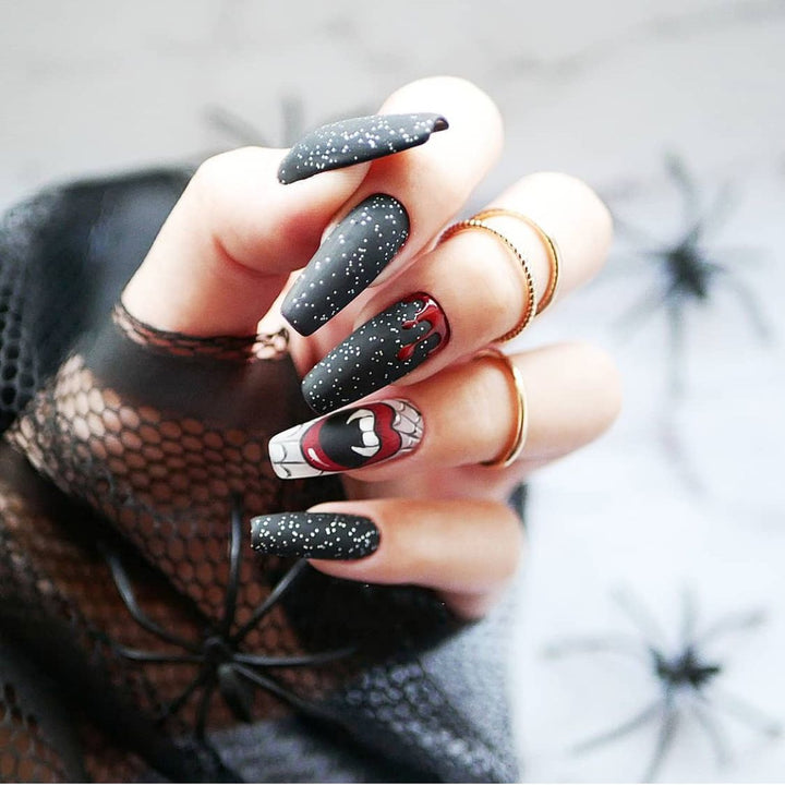 Artistic Nail Art with Creepy Designs Bowlift